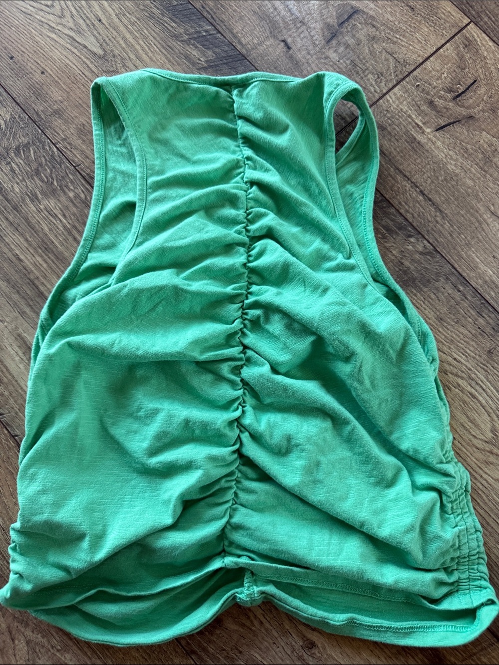 Universal Thread Green Ruched Front Tank Top - Picture 6 of 6
